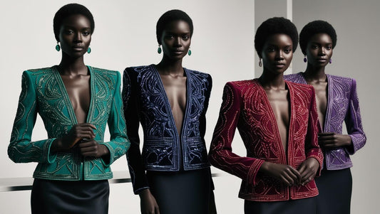 Handcrafted Beaded Jacket - African Elegance in Every Detail – By Thamani Fashion