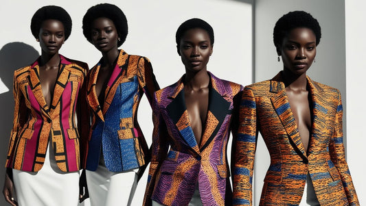 Kitenge Blazer - Modern Elegance with African Flair –  By Thamani Fashion