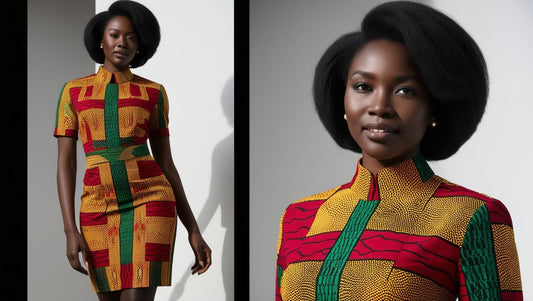 Kitenge Dress - Timeless African Charm for Every Occasion –  By Thamani Fashion